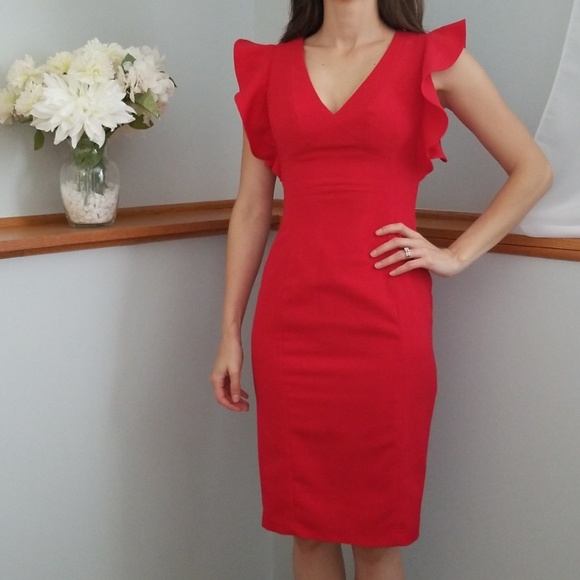 XOXO Dresses & Skirts - XOXO, red knee lenght dress!